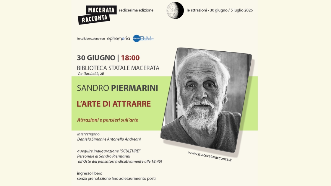 SANDRO PIERMARINI L’ARTE DI ATTRARRE. Attrazioni e pensieri sull’arte